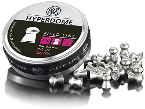 RWS HyperDome Tin .22 5.5mm Non Lead Air Rifle Gun Pellets 150 Airgun Target Pest Control 231 81 63