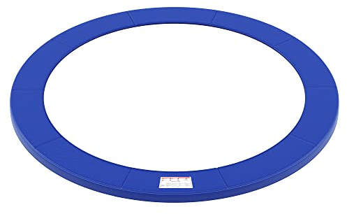 SONGMICS Skyddskudde för studsmatta, Ø 183 244 305 366 427 cm, säkerhetskudde, ersättningskudde, UV-resistent, rivtålig, kantskydd