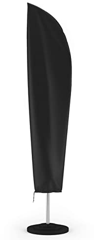 Springreen Housse de Protection pour Parasol déporté de qualité supérieure Entre 2 et 4 m de diamètre | Housse de Parasol imperméable | Housse Universelle pour Protection de parasols | Protection UV