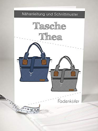 Patrón de costura para bolso Thea, patrón de corte de papel
