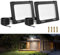 Viugreum 2 Pcks 100W Foco Led Exterior, 10000 Lumen Foco Proyector LED 100W, IP65 Impermeable Luz de Seguridad, Blanco Frío 6500K Led Floodlight para Jardín, Taller, Garaje