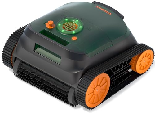 (2025 Upgrade) CliBot Robotic Pool Cleaner with 210 Mins Runtime, Smart Navigation, Triple Brushless Motors, Automatic Pool Vacuum Robot with Wall & Waterline Cleaning Function for Inground Pools