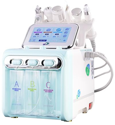 6 In 1 Hydrogen Oxygen Facial Machine Hydrodermabrasion Skin Care Device | Multi-functional Facial Care, Face Rejuvenation, Deep Facial Cleansing, For Beauty Salon And Home