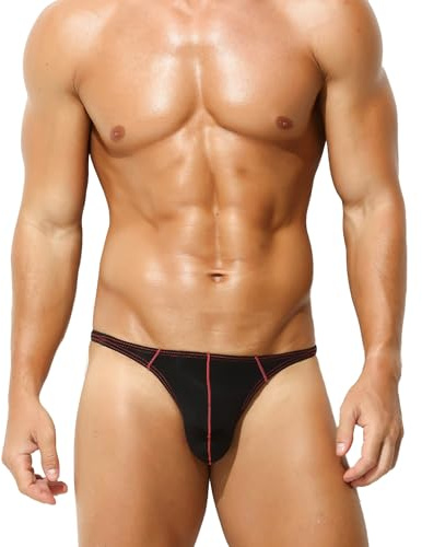 RunHero Men's thong underwear, Sexy Low Rise G Strings T-Back Under Panties