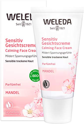 Weleda - Crema viso lenitiva alle mandorle, 30 ml, 2 confezioni da 2
