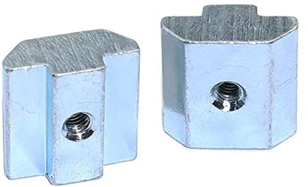 15Pcs 4545 Series T Sliding Nuts Hammer Nut Block Square Nuts M8 T Nuts for 4545 Aluminum Extrusion Profiles T Slot 10mm，for CNC Router Build Rail 3D Printer (m8)