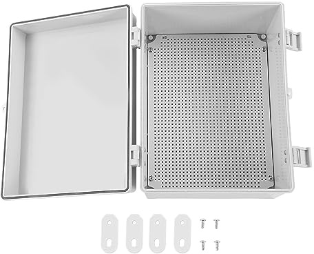 IP66 Wasserdichte Elektro-Verteilerdose mit Montageplatte, ABS-Material, Abzweigkasten für DIY Projekte, 400 x 300 x 200 mm