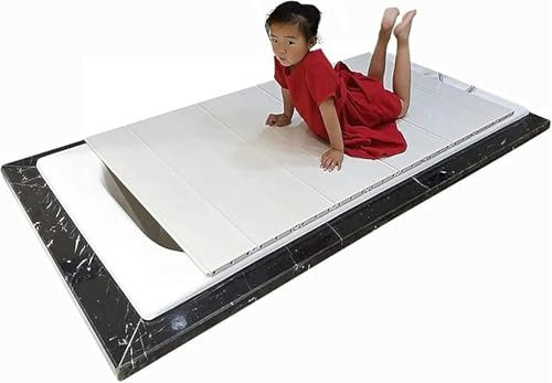 Suixtil Divisor Plegable a Prueba de Polvo de la bañera del Plumero de la Cubierta de la bañera, bañera del Espesor el 1,2 cm, Divisor de la bañera del PVC(165x75x1.2cm)