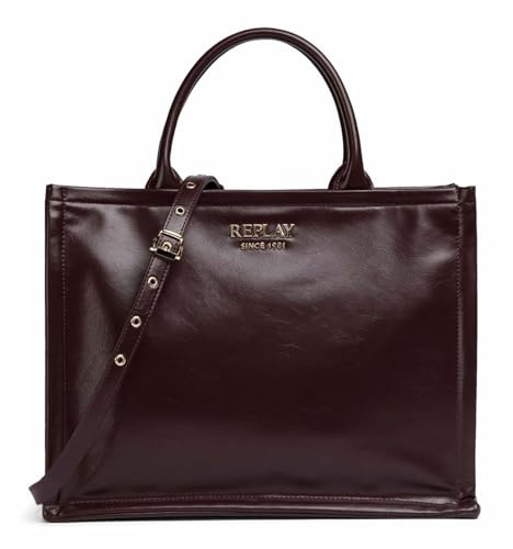 REPLAY Damen FW3780 Tote Bag Tasche, 0227 Huckleberry