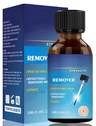 Wart Remover Fast Acting and Painless,Wart Remover for Face,W-Art R-emover for Hands,W-Art R-emover for Hands and Body Fall Away Quickly,Natural Warts Re-Mover,Warts Re-Mover Liquid,Mole Rem-Over