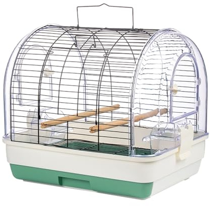 Voliere Exterieur, Cages À Oiseaux, avec Corde en Coton À Double Extrémité, Facile À Transporter, for Transporter et Élever À L'extérieur(Green)