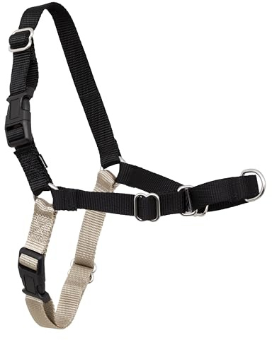 PetSafe Easy Walk Harness, No-Pull Walking Harness for Dogs, Adjustable Fit, Includes 1.8m Lead, Extra Large-Black