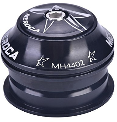 Headset,Concealed Ball Bearing Fork Headset 44Mm,Mountain Bike Headset Aluminium Alloy Bike Threadless Headset for 44mm Head Tube(Straight Steerer)(Black)