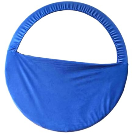 Chosertory Sac pour Cerceau Gymnastique Pochette Organisateur Cercle Gymnastique Couverture de Protection Tissu Polyvalent Adapté à La Présentation Terrain Scène, L Blue