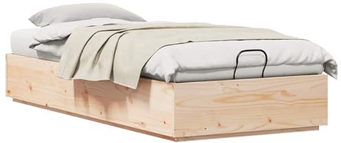 vidaXL Estructura de Cama Ottoman con Almacenamiento Natural