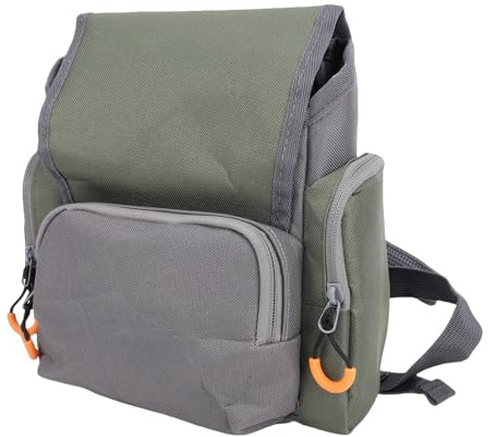 Xiuganpo Kikarsele, 500D Nylon Lättviktsbröstpaket för Kikare Avståndsmätare med 4-punkts Vadderad Rem Magnetiskt Regnskydd Utomhusaktiviteter