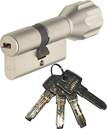 ABUS - EC550 Profil Cylindre À Bouton Z40/K30mm Avec 4 Clés