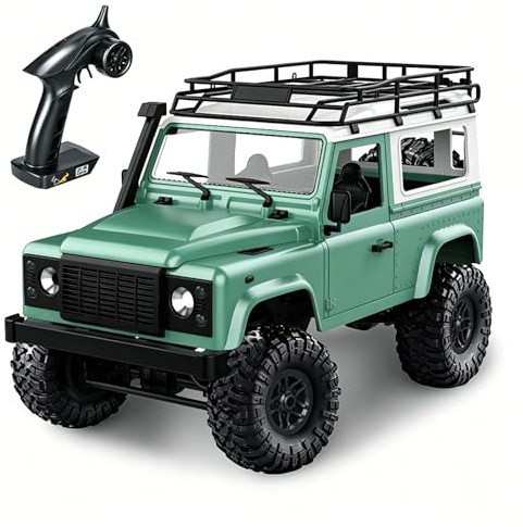 Goolsky Rock Crawler 1/12 4WD 2.4G Remote Control High Speed Off Road Truck RC Car Led Light RTR MN-D90
