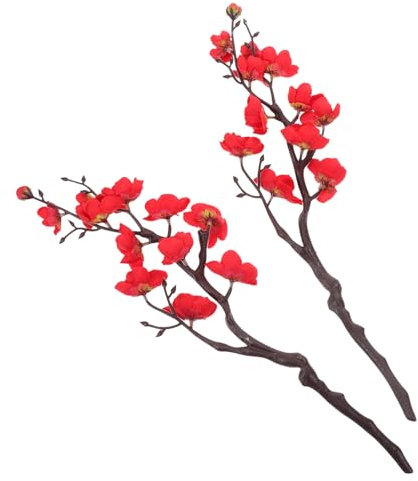 POPETPOP Lot De 2 Fleurs De Prunier Artificielles Réalistes pour Décoration De Mariage Décoration Dintérieur