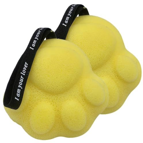 FIXOSHEE 2 piezas Esponja de Baño Colgante Cepillo Exfoliante Corporal para Ducha Esponja Grande para Limpieza Profunda y Masaje de Piel