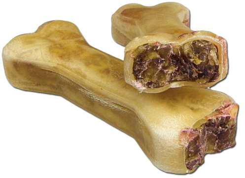 TRIXIE Hueso rell.Tripa, Piel Natural, 170 g, 21 cm
