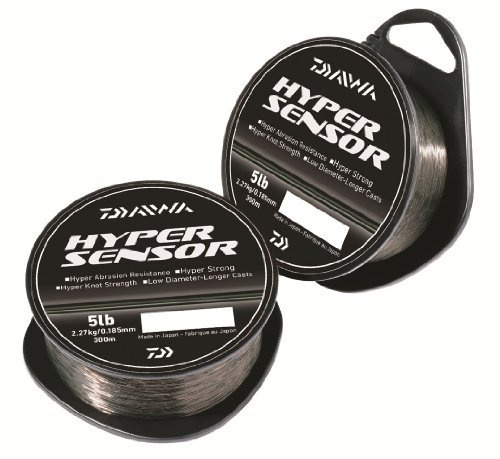Daiwa Hyper Sensor Monofilament Carp Pike Game Fishing Line 5lb-15lb 300m Spool (18LB)