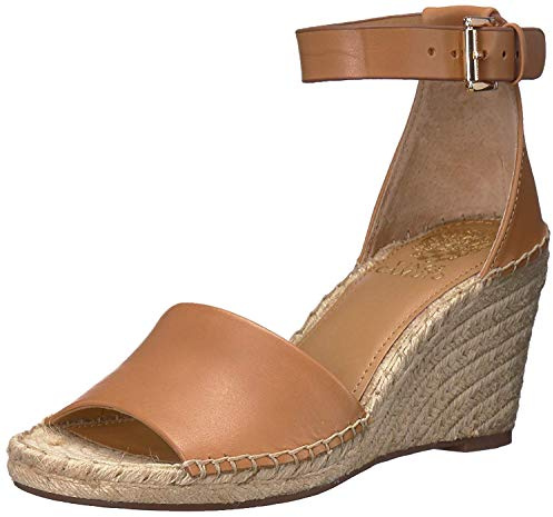 Vince Camuto womens Leera Espadrille Wedge Sandal, Tan, 9 US