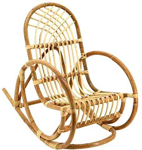 Rocking Chair - Bambino, in rattan naturale