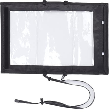 Wnvivi Bolsa de Almacenamiento Transparente para Mapas, Soporte Portátil Impermeable para Mapas para Viajes, Bolsa de Almacenamiento Plegable para Acampar Al Aire Libre, Senderismo