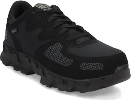 Timberland PRO Men's Powertrain Alloy Safety Toe Static Dissipative Athletic Industrial Work Shoe, Black Ripstop Nylon-2024 NEW, 10.5M