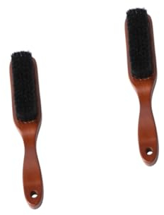 MAGICLULU 2 Stück Bartbürste in Form Von Schweinekoteletten Bartbürste Für Männer Bartbürste Mit Holzgriff Tragbar Für Papas Geburtstag