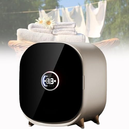 Spdazzleburst Asciugatrice Piccola, asciugatrice compatta e Mini centrifuga, asciugatrice a condensazione, asciugatrice ventilata, capacità 0,8 kg, per Uso su bancone o a Parete