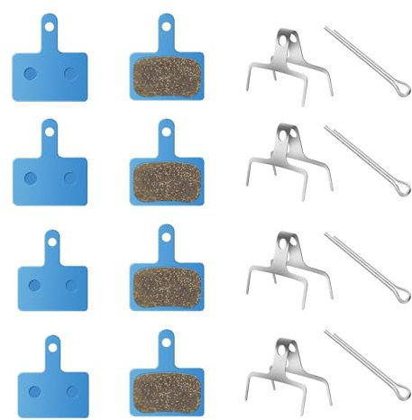 4 Pares de Pastillas de Freno de Disco de Cerámica para Bicicleta de Montaña Compatibles con TRP Tektro Deore XT XTR SLX SCP-SLX, Pastillas de Freno de Disco