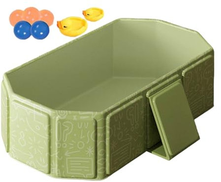 SVCEQZE Bañera, 75 x 70 x 25 cm Bañera plegable, Bañera portátil para niños, Piscina de baño portátil, Bañera de ducha portátil, plegable para bebé, ahorra espacio y plegable