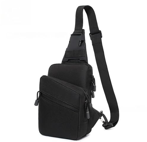 Bolsa para Armas, Funda para Pistola de Transporte Oculto, Bolso Bandolera para el Pecho, Bandolera para Caza al Aire Libre (Black)