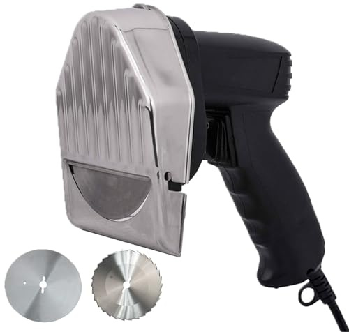 Affettatrice Elettrica Portatile Da 80 W Per Kebab, Coltello Shawarma Con Anello Di Regolazione E Protezione Per Coltello, Taglierina Portatile Per Carne Da 0-8 Mm Di Spessore