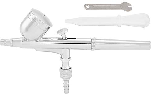 Haofy Pistola de aerógrafo de Doble acción, Kit de Pistola de pulverización de Pintura con aerógrafo de Doble acción de alimentación por Gravedad, Herramientas para Juguetes para el (0.3mm)