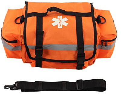 Leapiture Borsa per Traumi, Borsa di Emergenza Borsa Medica Portatile Arancione Borsa Medica per La Casa in Tessuto Oxford di Grande capacità