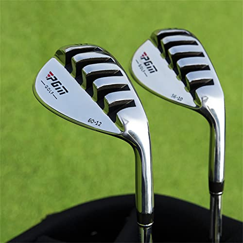 56 o 60 gradi Loft Golf Sand Wedge destro albero in acciaio cunei cavi fondo allargato per uomini donne sport all'aria aperta (56 gradi)