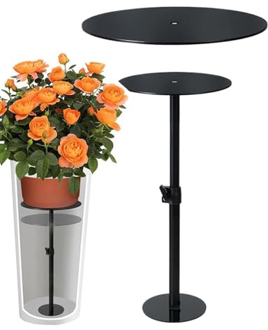 Växtkärl – höjdjusterbar blomkruka lyftinsats, upphöjt växtstativ