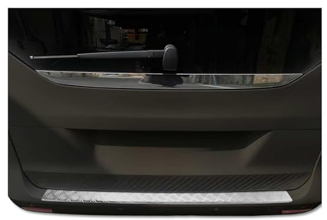 OMAC Rear Bumper Sill Cover for Mercedes Metris 2016-2023 – Aluminium – Silver