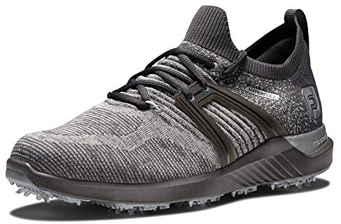 FootJoy Men's Hyperflex Golf Shoe, Charcoal/Grey, 8 Wide
