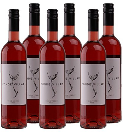 Vinho Verde DOC Rosé Conde Villar,Portugal 2016 trocken (6x 0.75 l)