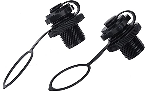 Aufblasbar Boot Ventil, Ersatz Schraube Luft Ventil für aufblasbares Schlauchboot aus Gummi Schlauchboot (2 Stück)