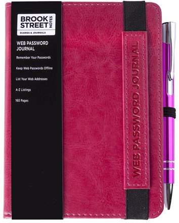 Tolle Reihe Web-Passwort- und Internetadressbuch, A6 A6 rose