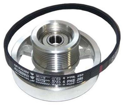 BEKO 492204404 - Kit de polea secadora, secadora, secadora, color blanco