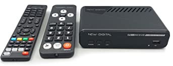 NEW DIGITAL S2-6000 2in1 HD Senior Sat Receiver I Digitaler Satelliten-Receiver HD-TV mit HDMI - SCART - S/PDIF Optical Anschluss I 12V Netzteil ideal für Camping I Receiver für Satellitenschüssel