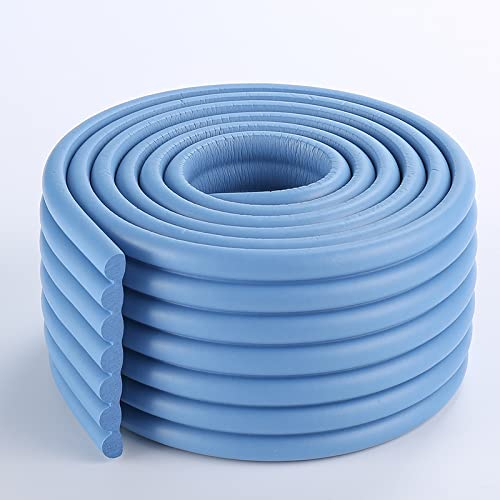 Eckenschutz, 2 m, Baby-Sicherheits-Schutzstreifen, für Tisch, Schreibtisch, Kantenschutz, Schaumstoff, 2 Stück, Blau