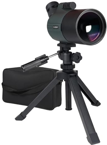 SVBONY SV41Pro 80mm Mak Spotting Scope, Compact Spotter Scope, 28-84X Zoom Eyepiece, 1.8kg Lightweight, Spotting Scopes for Target Shooting, Bird Watching, for Both Terrestrial and Astronomical Use