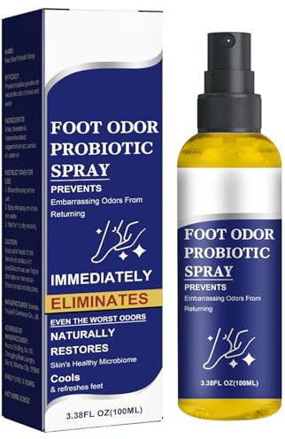 KOAHDE Spray per la Cura dell'Odore dei Piedi,Spray Fresco per i Piedi,Antitraspirante,Deodorante per Scarpe,100ML,1PC